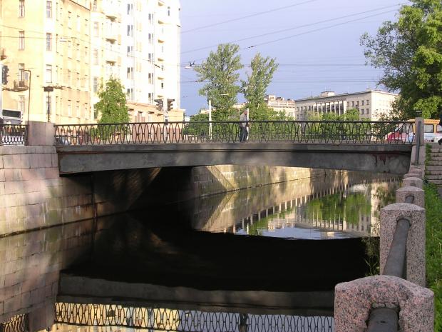 Петропавловский мост на Петроградке Санкт Петербург