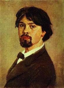 V.Surikov, Self-Portrait (1879, Tretyakov gallery)